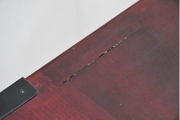 中古　美品　岩谷堂箪笥　特注!　無垢材仕様　欅(ケヤキ)材　重厚な金具の存在感が際立つ木地呂塗りの車箪笥　定価推定約150万円以上　(R-087241)