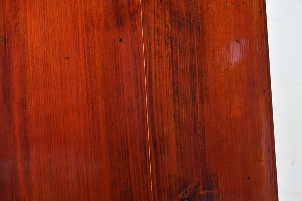 中古　美品　岩谷堂箪笥　特注!　無垢材仕様　欅(ケヤキ)材　重厚な金具の存在感が際立つ木地呂塗りの車箪笥　定価推定約150万円以上　(R-087241)