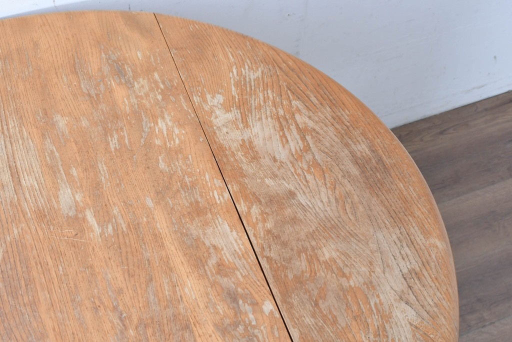 イギリスビンテージ　ERCOL(アーコール)　シンプルで扱いやすいドロップリーフテーブル　(R-087245)