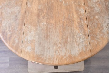 イギリスビンテージ　ERCOL(アーコール)　シンプルで扱いやすいドロップリーフテーブル　(R-087245)