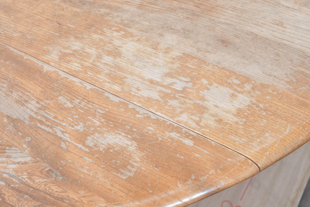 イギリスビンテージ　ERCOL(アーコール)　シンプルで扱いやすいドロップリーフテーブル　(R-087245)