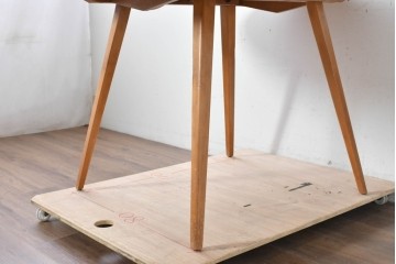 イギリスビンテージ　ERCOL(アーコール)　シンプルで扱いやすいドロップリーフテーブル　(R-087245)