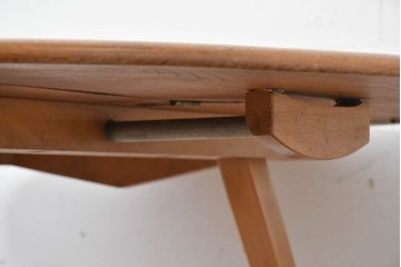 イギリスビンテージ　ERCOL(アーコール)　シンプルで扱いやすいドロップリーフテーブル　(R-087245)