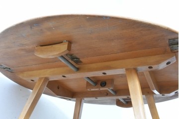 イギリスビンテージ　ERCOL(アーコール)　シンプルで扱いやすいドロップリーフテーブル　(R-087245)