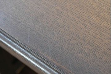 和製ヴィンテージ　国産　ナラ材　収納力に優れた使い勝手の良い両袖デスク　(R-087246)