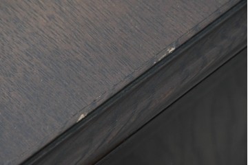 和製ヴィンテージ　国産　ナラ材　収納力に優れた使い勝手の良い両袖デスク　(R-087246)