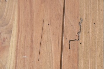 中古　アメリカ　ETHAN ALLEN(イーセンアーレン)　アメリカンカントリー　アンティーク調の素朴な風合いが魅力のエクステンションテーブル　(R-087247)