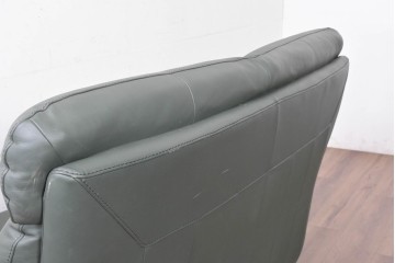 中古　FALIO JAPAN取扱い　ASE社　本革　ゆったりくつろげる2人掛けソファ　(R-087249)