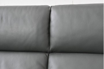 中古　FALIO JAPAN取扱い　ASE社　本革　ゆったりくつろげる2人掛けソファ　定価約29万円　(R-087250)