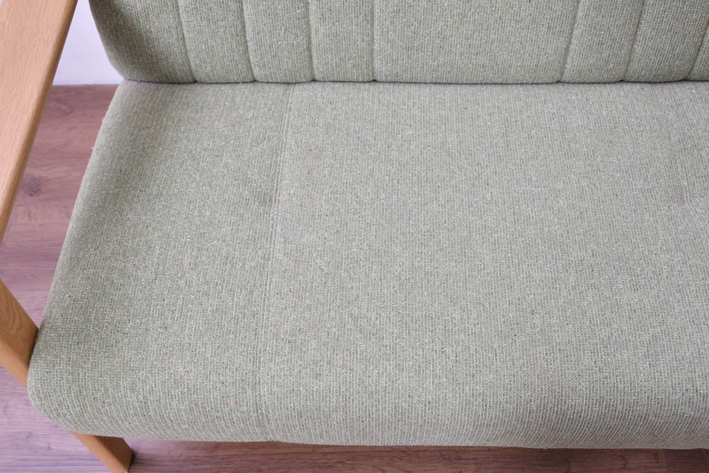 中古　美品　浜本工芸　S-1000　オーク材　ナチュラルなリビングチェア　(R-087251)