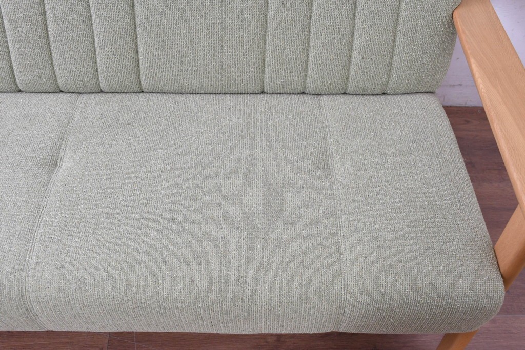 中古　美品　浜本工芸　S-1000　オーク材　ナチュラルなリビングチェア　(R-087251)