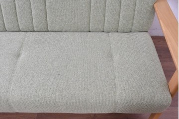 中古　美品　浜本工芸　S-1000　オーク材　ナチュラルなリビングチェア　(R-087251)