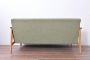 中古　美品　浜本工芸　S-1000　オーク材　ナチュラルなリビングチェア　(R-087251)