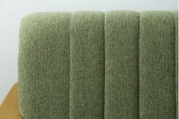 中古　美品　浜本工芸　S-1000　ナラ材　軽量コンパクトな快適2人掛けソファ　(R-087251)