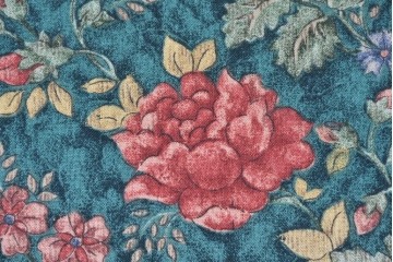中古　三越家具　COUNTRY HOUSE(カントリーハウス)　Brugge(ブルージュ)　優雅な花鳥柄の一人掛けソファ　定価約19万円　(R-087255)