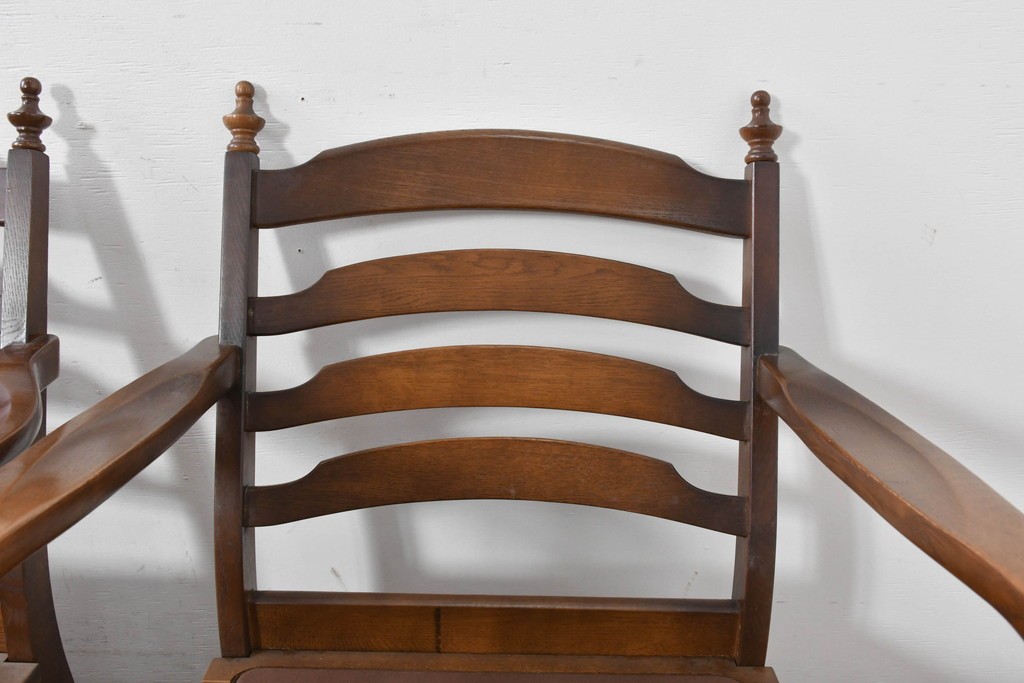 中古　美品　飛騨産業　キツツキ　穂高シリーズ　花柄とフリルが華やかな1人掛けソファ5脚セット　定価(5脚合計)約65万円　(R-087258)