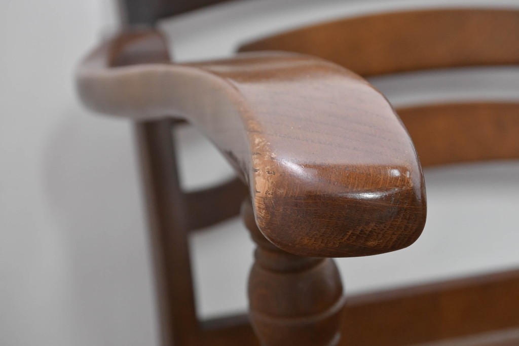 中古　美品　飛騨産業　キツツキ　穂高シリーズ　花柄とフリルが華やかな1人掛けソファ5脚セット　定価(5脚合計)約65万円　(R-087258)