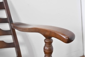 中古　美品　飛騨産業　キツツキ　穂高シリーズ　花柄とフリルが華やかな1人掛けソファ5脚セット　定価(5脚合計)約65万円　(R-087258)