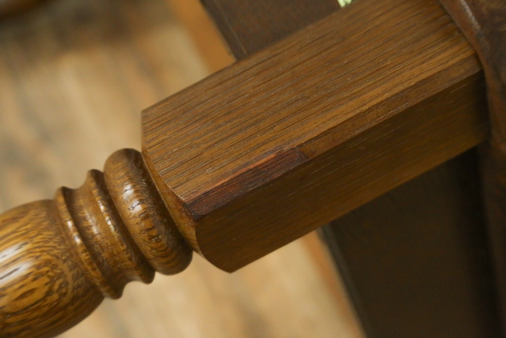 中古　美品　飛騨産業　キツツキ　穂高シリーズ　花柄とフリルが華やかなオットマン　(R-087259)