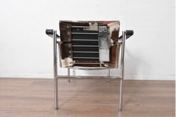 中古　Cassina(カッシーナ)　ル・コルビュジエ(Le Corbusier)　ピエール・ジャンヌレ(Pierre Jeanneret)　シャルロット・ペリアン(Charlotte Perriand)　LC1　スリングチェア　現行定価約78万円　(R-087262)