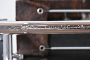 中古　Cassina(カッシーナ)　ル・コルビュジエ(Le Corbusier)　ピエール・ジャンヌレ(Pierre Jeanneret)　シャルロット・ペリアン(Charlotte Perriand)　LC1　スリングチェア　現行定価約78万円　(R-087262)