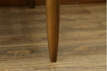 中古　美品　FUJI FURNITURE(冨士ファニチア)　Mysa(ミーサ)　上品でモダンなリクライニングチェアとスツールのセット　定価約24万円　(R-087263)