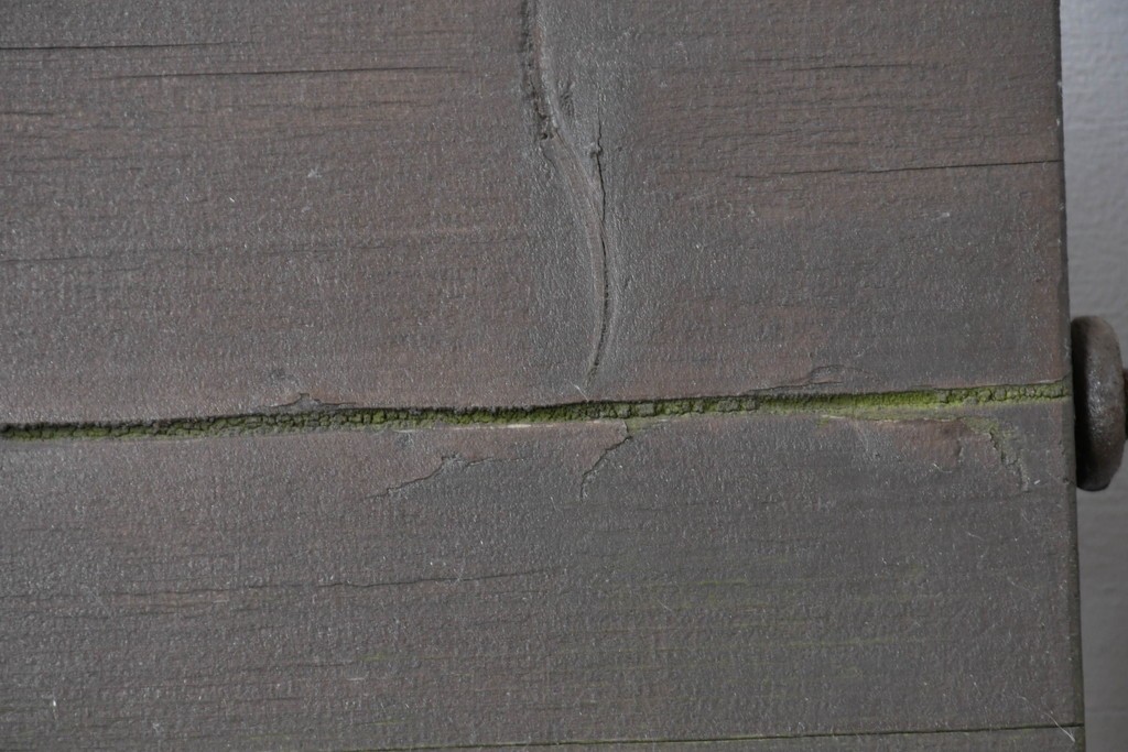 【簡易リペア限定品】ヨーロッパヴィンテージ　リング装飾が目を惹くアイアンベンチ　(R-087264)