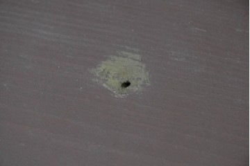 【簡易リペア限定品】ヨーロッパヴィンテージ　リング装飾が目を惹くアイアンベンチ　(R-087264)