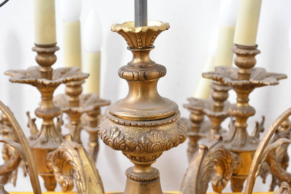 ヴィンテージ　YAMAGIWA(ヤマギワ)取り扱い　クラシックなキャンドルスタイル　圧巻の36灯シャンデリア　当時定価約200万円　(R-087265)