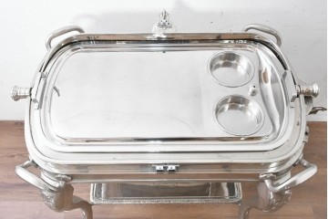 中古　美品　高級輸入品　バロック調の装飾が優雅なローストビーフワゴン　定価約130万円　(R-087269)