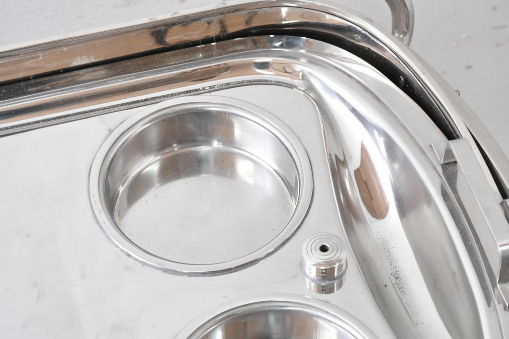 中古　美品　高級輸入品　バロック調の装飾が優雅なローストビーフワゴン　定価約130万円　(R-087269)