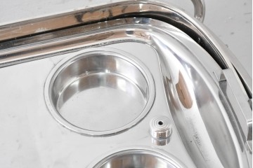 中古　美品　高級輸入品　バロック調の装飾が優雅なローストビーフワゴン　定価約130万円　(R-087269)