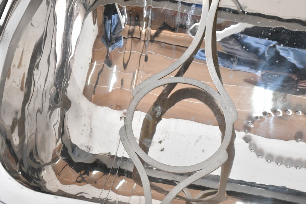 中古　美品　高級輸入品　バロック調の装飾が優雅なローストビーフワゴン　定価約130万円　(R-087269)