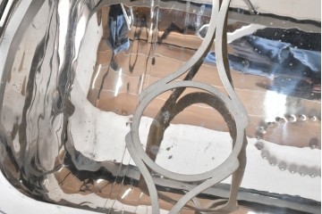 中古　美品　高級輸入品　バロック調の装飾が優雅なローストビーフワゴン　定価約130万円　(R-087269)