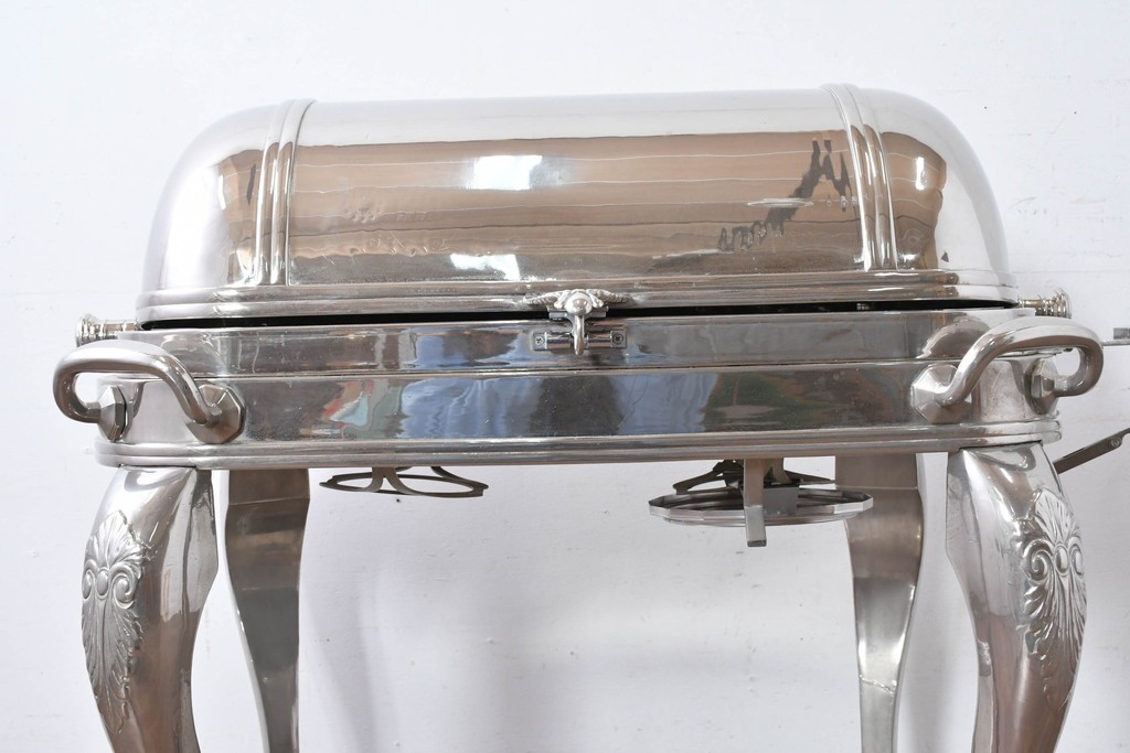 中古　美品　高級輸入品　バロック調の装飾が優雅なローストビーフワゴン　定価約130万円　(R-087269)