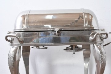 中古　美品　高級輸入品　バロック調の装飾が優雅なローストビーフワゴン　定価約130万円　(R-087269)