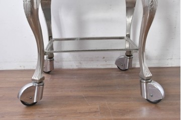 中古　美品　高級輸入品　バロック調の装飾が優雅なローストビーフワゴン　定価約130万円　(R-087269)
