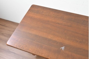 中古　美品　希少な廃番品　三越家具(現カントリーハウス)　Brugge(ブルージュ)　木目の美しい6人掛けダイニングテーブル　(R-087270)