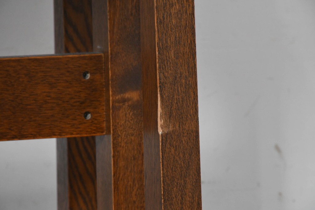 中古　美品　希少な廃番品　三越家具(現カントリーハウス)　Brugge(ブルージュ)　木目の美しい6人掛けダイニングテーブル　(R-087270)