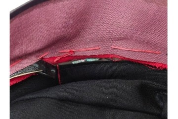 当時物　日本国有鉄道(国鉄)　手廻品運搬人の赤帽　(R-087272)