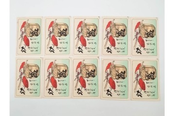 福山碧翠・古屋蘭渓・宝田直(北総迂人)の名入り　木版画　宝船図案などのマッチラベル335枚セット　(R-087273)