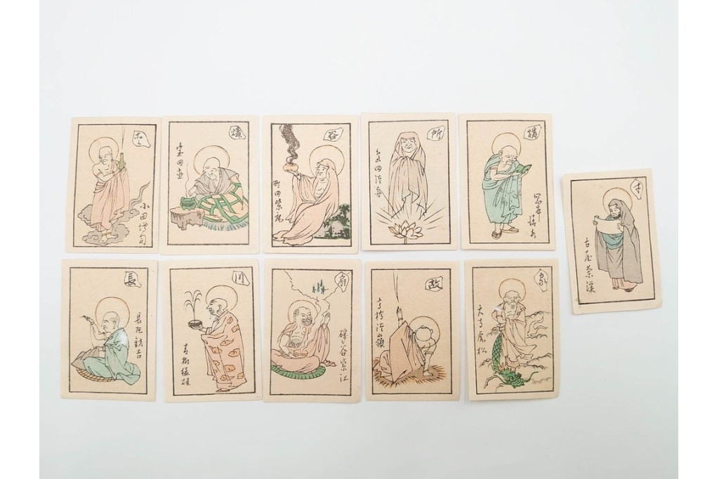 宝田直(北総迂人)・古屋蘭渓・小田・南吉次郎らの名入り　木版画　歌川広重など　マッチラベル548枚セット　(R-087274)