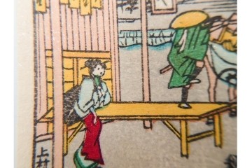 宝田直(北総迂人)・古屋蘭渓・小田・南吉次郎らの名入り　木版画　歌川広重など　マッチラベル548枚セット　(R-087274)