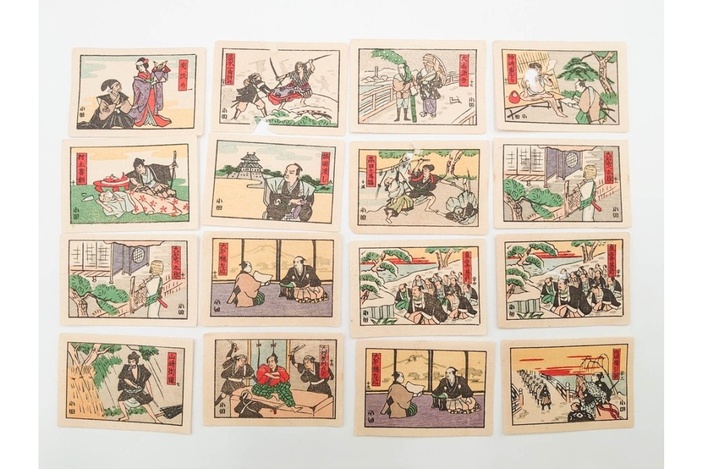 宝田直(北総迂人)・古屋蘭渓・小田・南吉次郎らの名入り　木版画　歌川広重など　マッチラベル548枚セット　(R-087274)