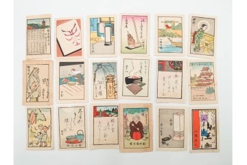 宝田直(北総迂人)・古屋蘭渓・小田・南吉次郎らの名入り　木版画　歌川広重など　マッチラベル548枚セット　(R-087274)