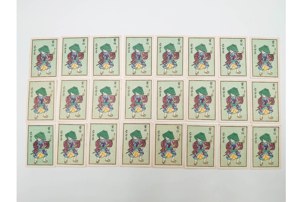 宝田直(北総迂人)・古屋蘭渓・小田・南吉次郎らの名入り　木版画　歌川広重など　マッチラベル548枚セット　(R-087274)