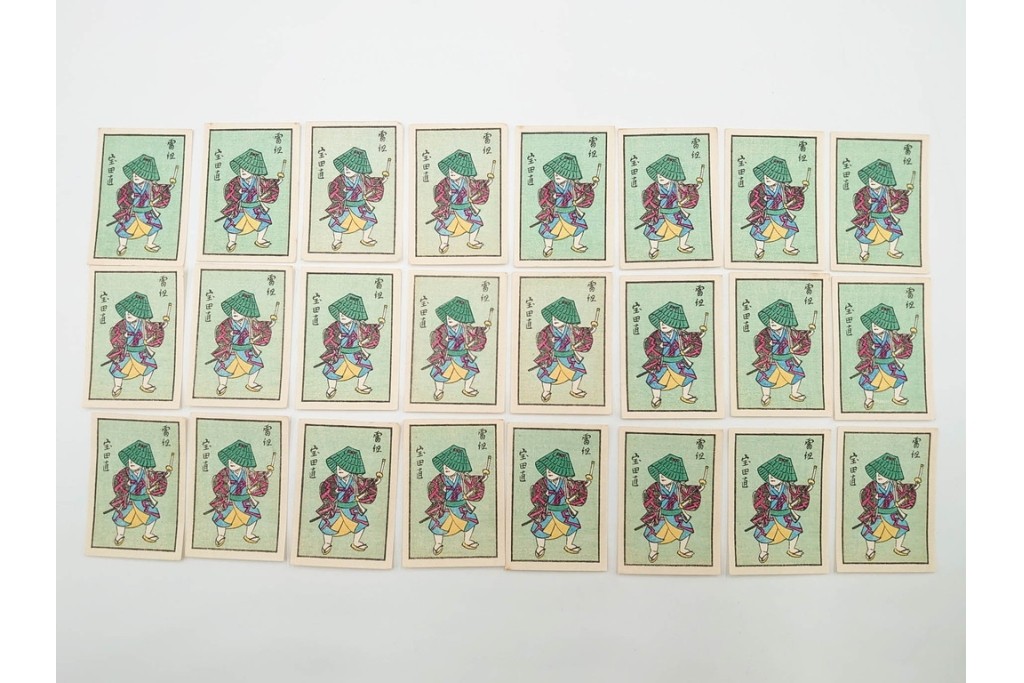 宝田直(北総迂人)・古屋蘭渓・小田・南吉次郎らの名入り　木版画　歌川広重など　マッチラベル548枚セット　(R-087274)