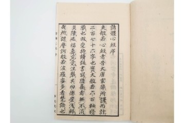 江戸期から明治期　龍鱗堂版　陽眼柳下悳編　「諸體心経(諸体心経)」　和本　(R-087276)