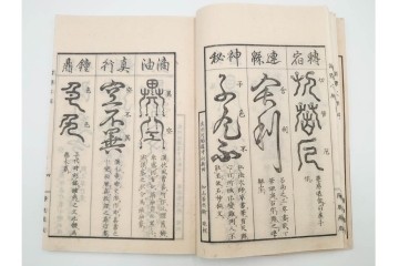江戸期から明治期　龍鱗堂版　陽眼柳下悳編　「諸體心経(諸体心経)」　和本　(R-087276)