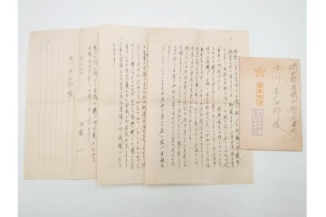 軍事郵便　櫛型印　中国(支那)・香港・上海・北京・韓国　海外の派遣先から送られたエンタイア42点セット　(R-087278)